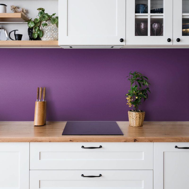 Selvklæbende fliser Tulup i violet farve 30 x 30 cm, 9 stk.