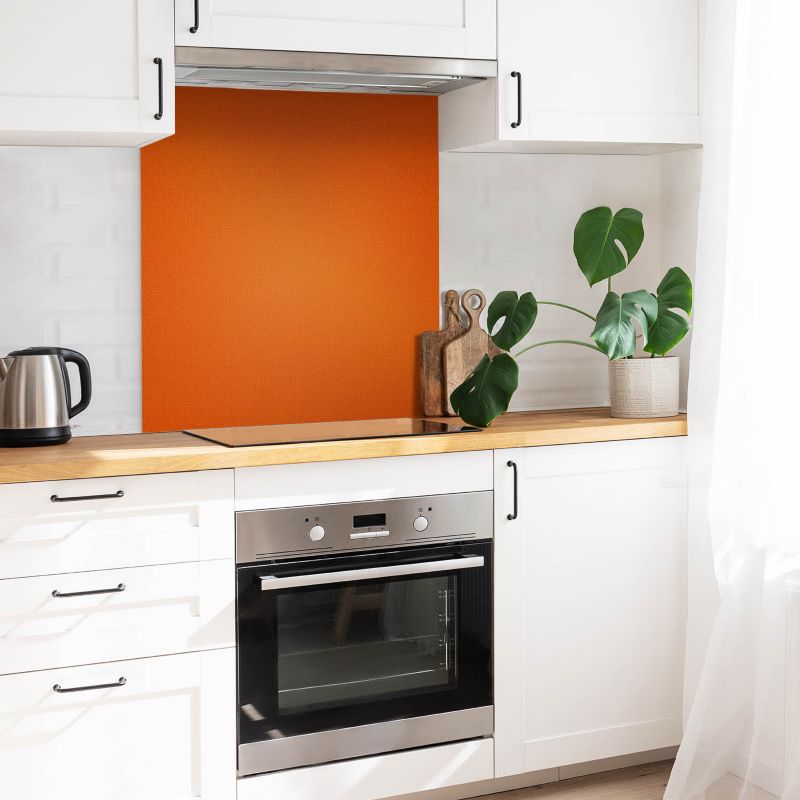 Selvklæbende fliser Tulup i orange farve 30x30 cm, 9 stk.