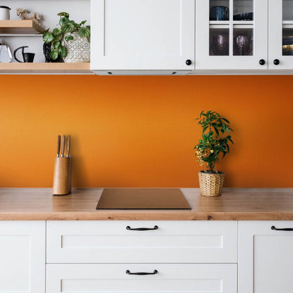 Selvklæbende fliser Tulup i orange farve 30x30 cm, 9 stk.