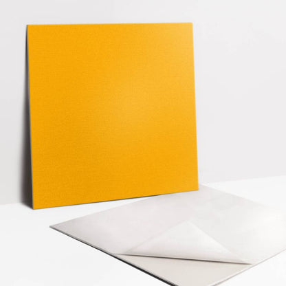 Selvklæbende fliser Tulup i orange farve 30x30 cm, 9 stk.