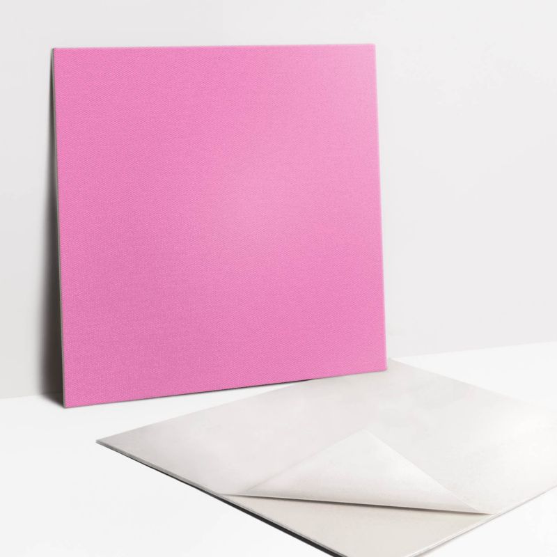 Selvklæbende fliser Tulup i pink 30 x 30 cm, 9 stk.