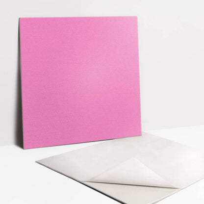 Selvklæbende fliser Tulup i pink 30 x 30 cm, 9 stk.
