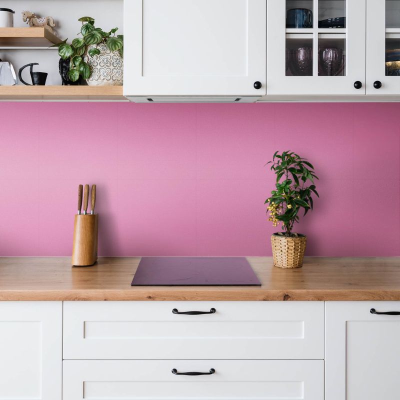 Selvklæbende fliser Tulup i pink 30 x 30 cm, 9 stk.