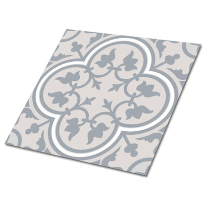 Selvklæbende vinylfliser Tulup med blomsterdesign 30 x 30 cm, 9 stk.