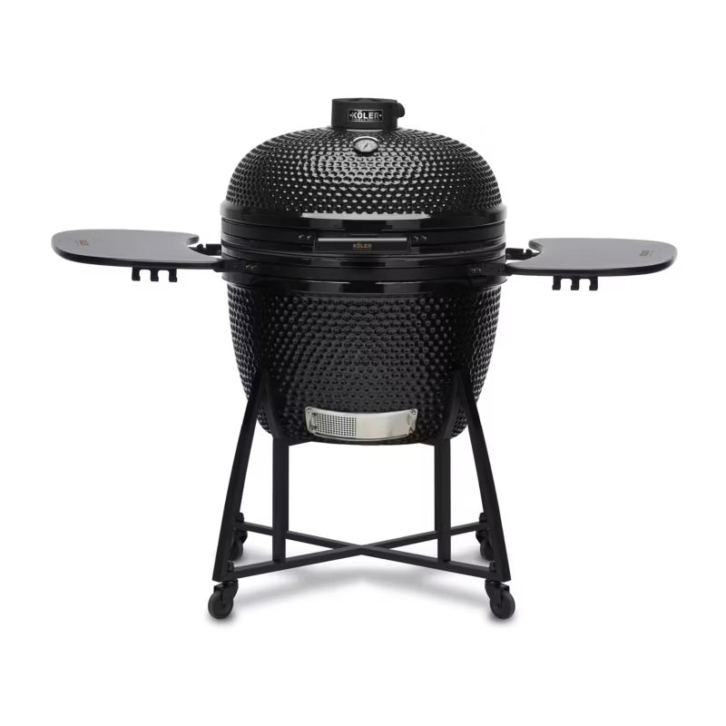 Kamado Grill EG26 66 cm Sort med Vogn