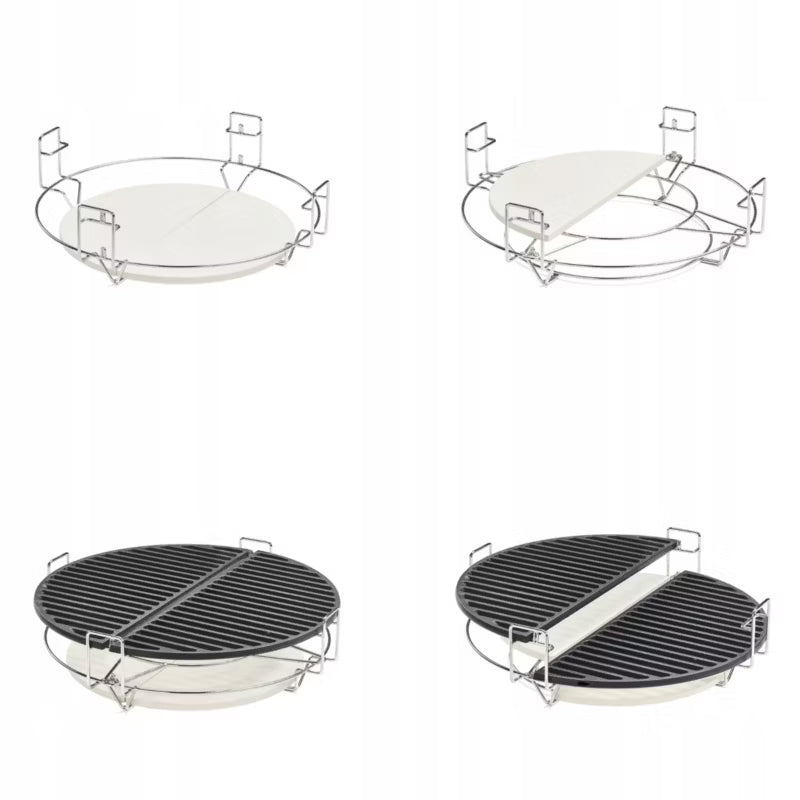 Kamado Grill EG26 66 cm Sort med Vogn