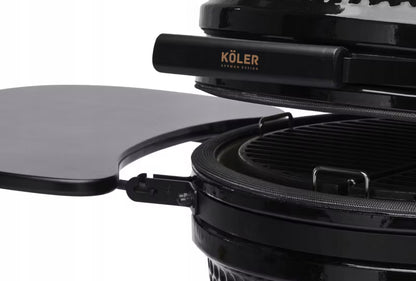 Kamado Grill EG26 66 cm Sort med Vogn