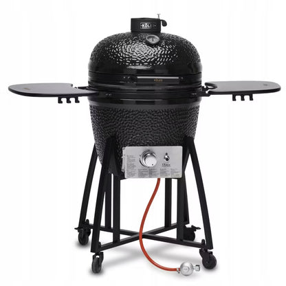 Kamado Grill Hybrid Kul & Gas 56 cm Sort