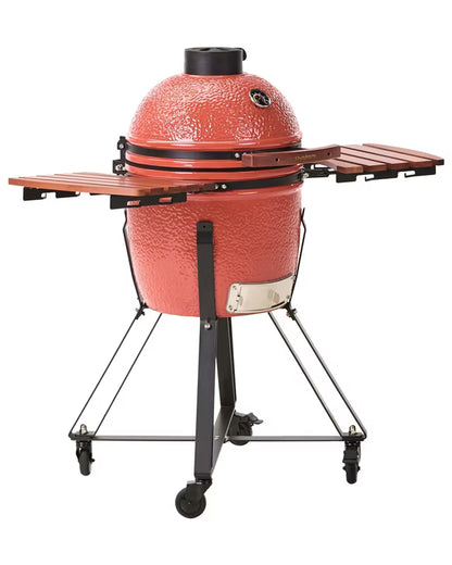 Kamado Kulgrill 111x53 cm Rød Keramisk