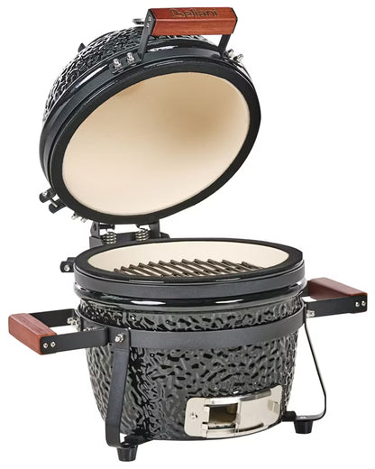 Kamado Kulgrill 54x35x48 cm Keramisk Sort