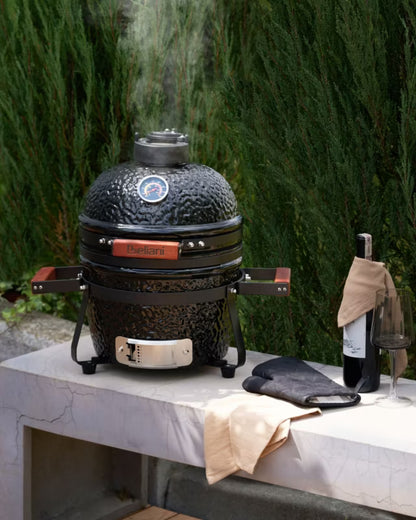 Kamado Kulgrill 54x35x48 cm Keramisk Sort