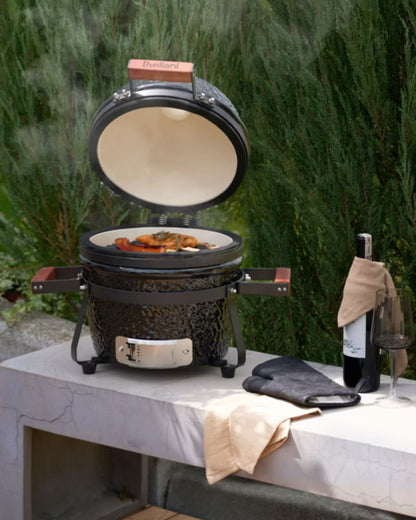 Kamado Kulgrill 54x35x48 cm Keramisk Sort