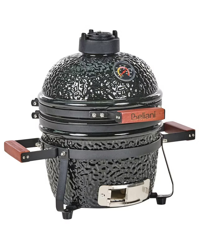 Kamado Kulgrill 54x35x48 cm Keramisk Sort
