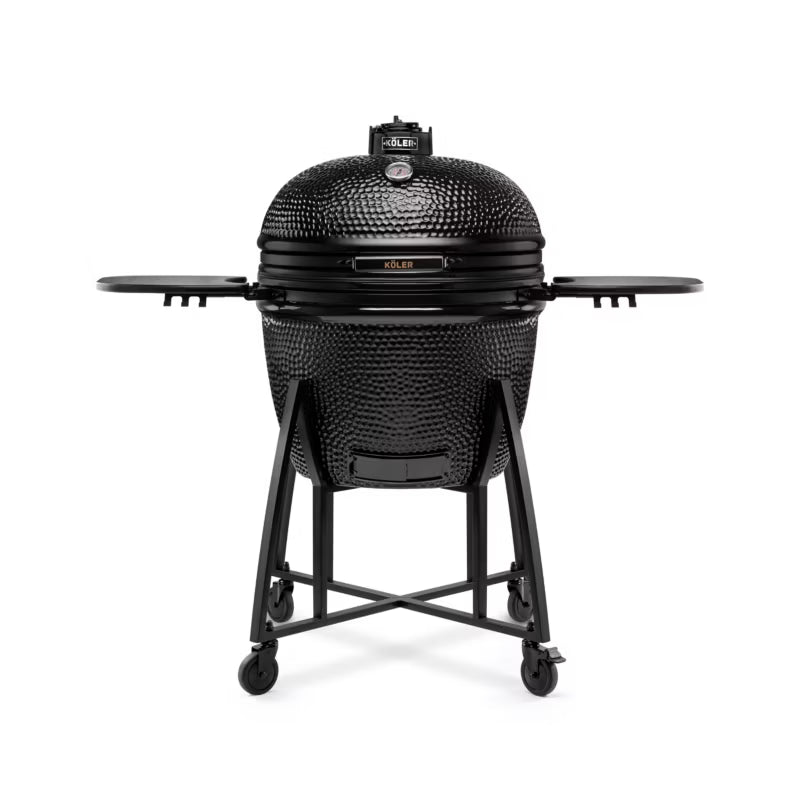 Kamado Kulgrill EG29 74 cm Sort med Vogn