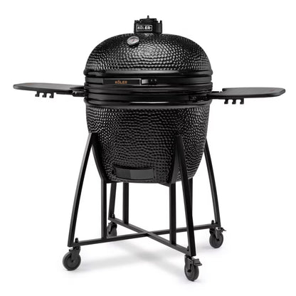 Kamado Kulgrill EG29 74 cm Sort med Vogn