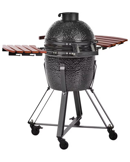 Kamado Kulgrill 111x53x112 cm Keramisk Sort