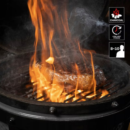 Kamado XL Kulgrill Keramisk Ø48 cm Sort