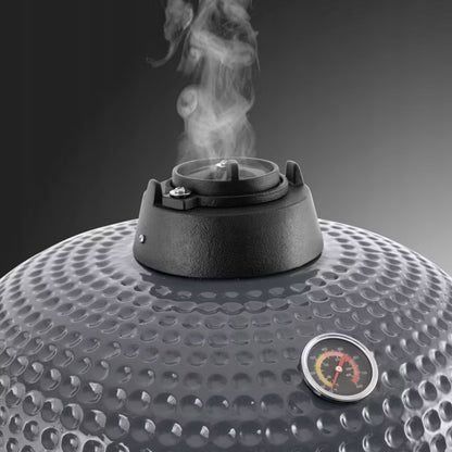 Kamado XL Kulgrill Keramisk Ø48 cm Sort