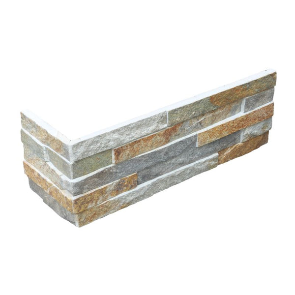 Hjørneflise Mont Blanc Ruggine 54 cm Beton Multifarvet