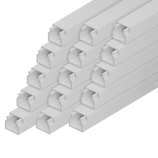 Edo elektroinstallationskanal 16/16 2 m hvid 15 stk