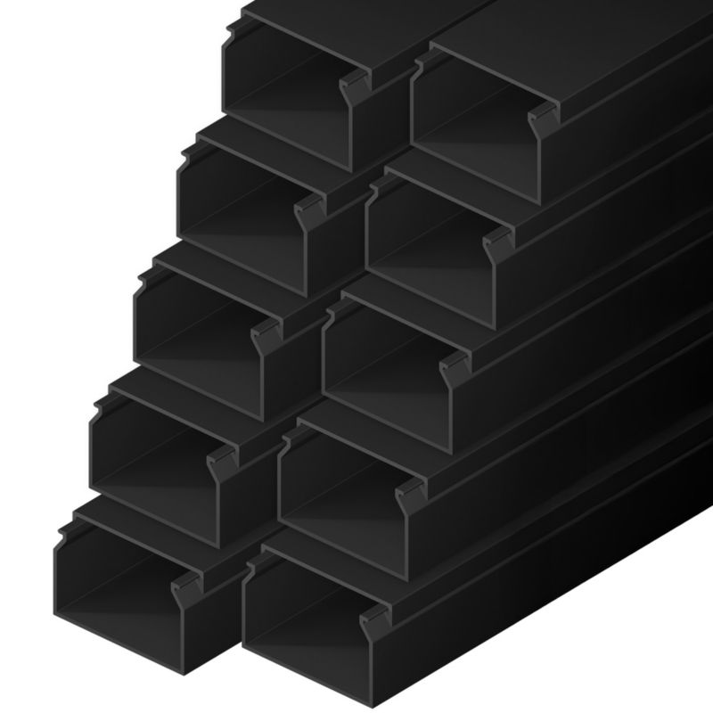 Elektroinstallationskanal Edo 40/25 2 m Antracit 10 stk.