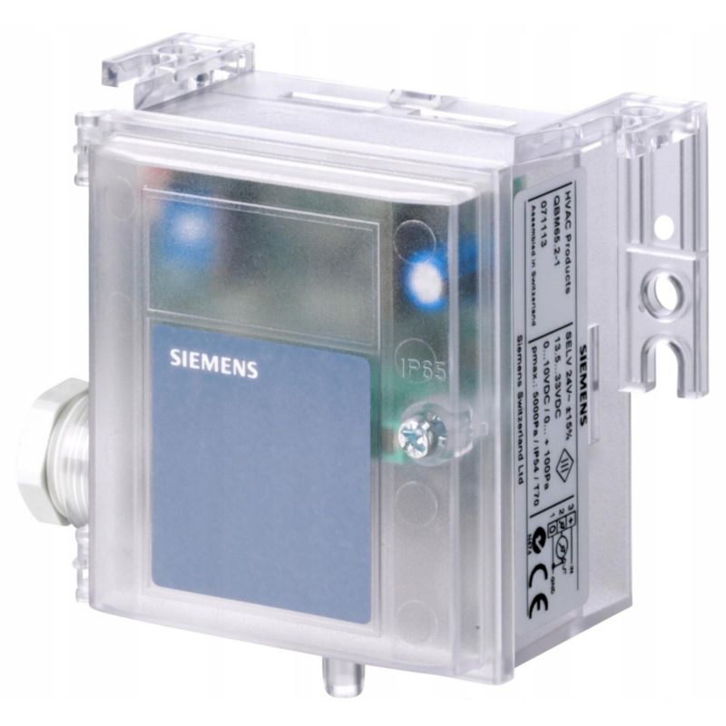 Kanal Differenstryktransmitter QBM3020-5 0-500 Pa 0-10 V