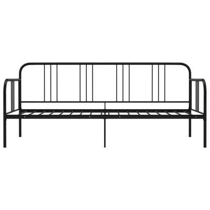 Sovesofa VidaXL Sort Metalstel 206x95x88 cm