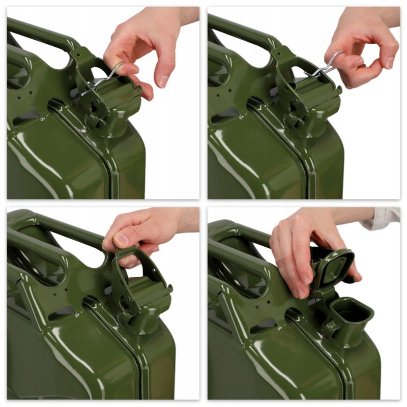 KADAX metal kanister brændstoftank 20L 1 stk.