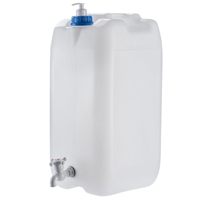 Kadax 30L vandkanister med håndvask, beholder, dispenser og hane