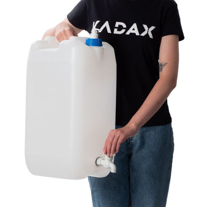 Kadax 30L vandkanister med håndvask, beholder, dispenser og hane