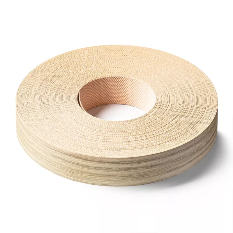 Kantbånd med Smeltelim 21 mm x 20 m Gylden Eg