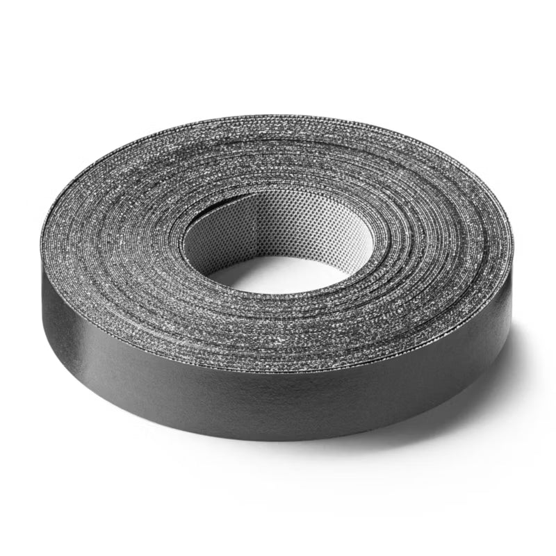 Kantbånd med Smeltelim 21 mm x 20 m Sort Mat
