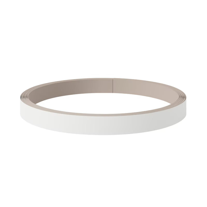 Kantbånd Stevia / Garcinia 19 mm x 10 m Hvid Blank