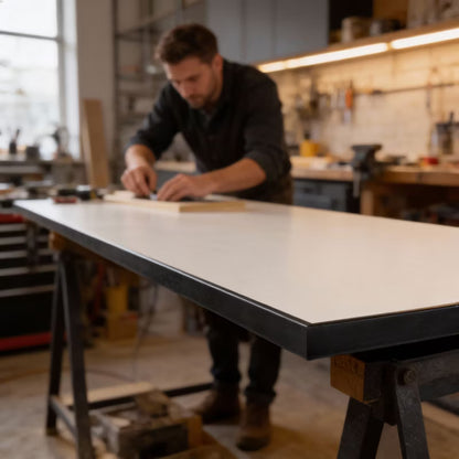 Kantliste PVC 18 mm Selvklæbende Grå 5 m