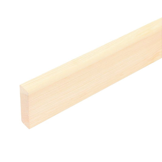 Fyrretræs høvlet kanttræ uden knaster 10 x 30 x 2200 mm