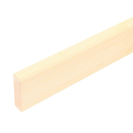 Fyrretræskant uden knaster 10 x 40 x 2200 mm