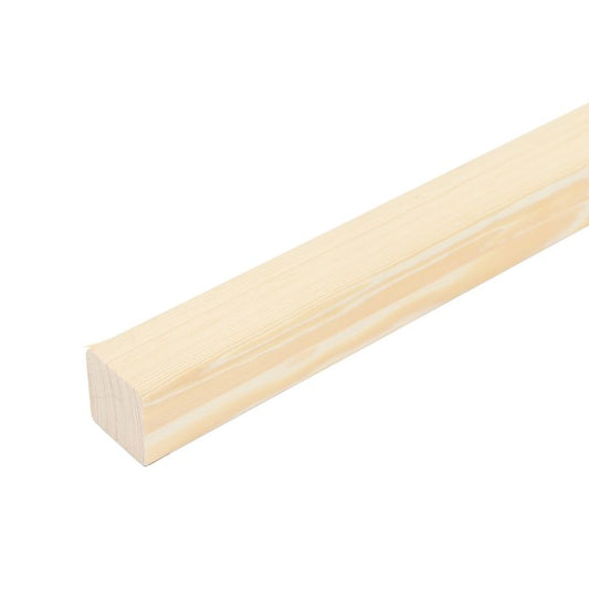 Fyrretræs høvlet kanttræ uden knaster 30 x 30 x 1000 mm