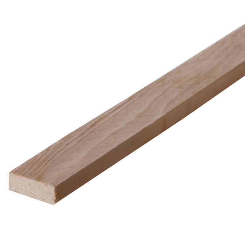 Ubehandlet nåletræsregel 15 x 38 x 2400 mm
