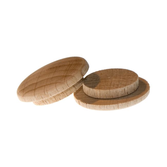 Dækpropper 20 mm Eg Natur 10 Stk.