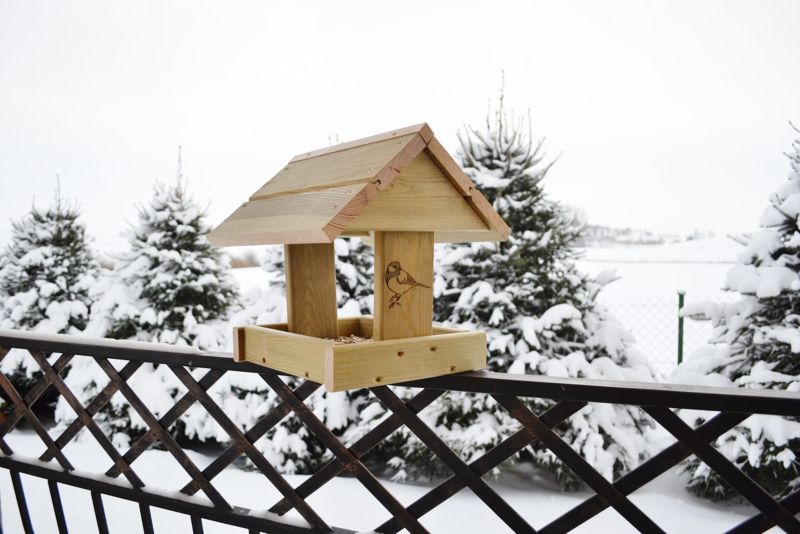 DIY fuglefodderhus Meblogród til selvmontering, 1 stk