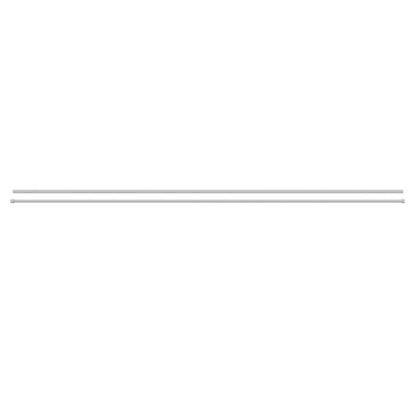 GoodHome Anafi dobbel gardinstang 19 mm 200 cm hvid