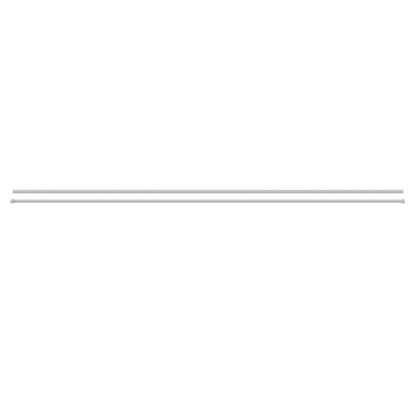 GoodHome Anafi dobbel gardinstang 19 mm 200 cm kugle hvid
