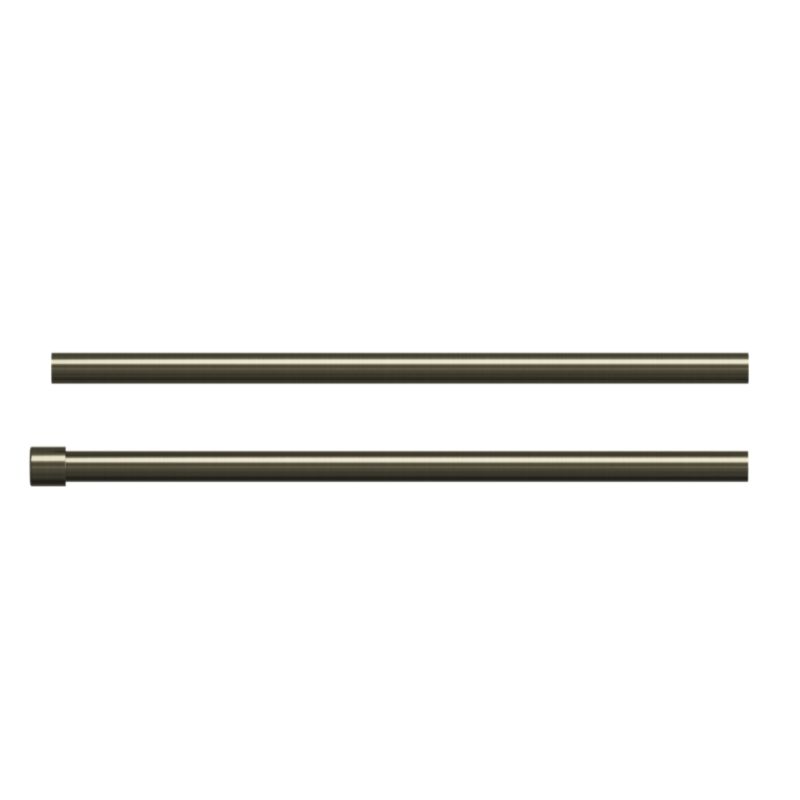 Dobbelt gardinstang Goodhome Antiki II 16 mm 160 cm kugle guld