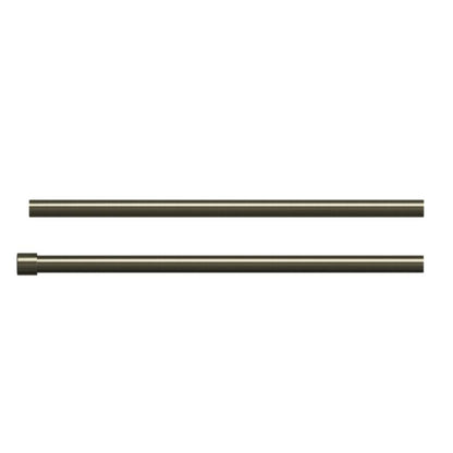Dobbelt gardinstang Goodhome Antiki II 16 mm 200 cm med kugle i guld