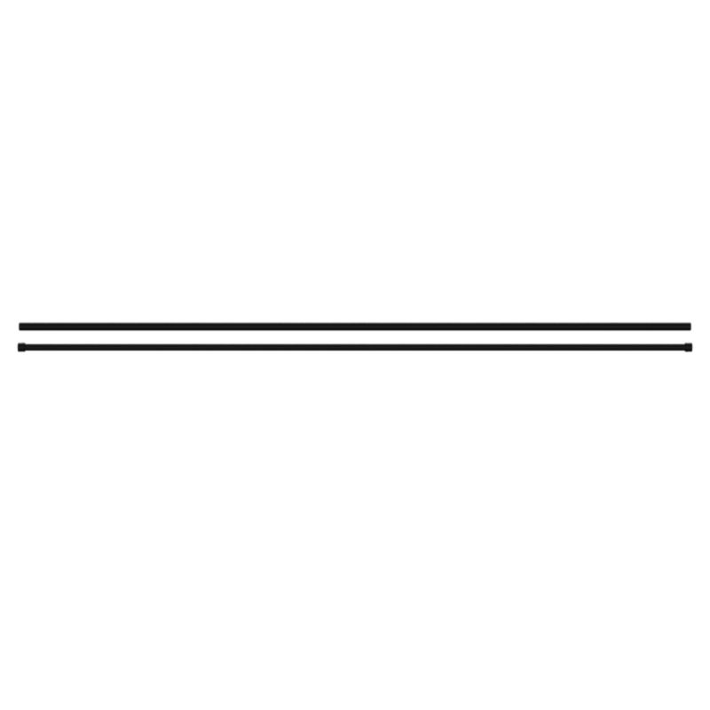 Dobbel gardinstang GoodHome Araxosi 19 mm 160 cm kugle mat-sort