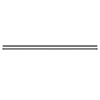 Dobbel gardinstang GoodHome Araxosi 19 mm 160 cm kugle mat-sort