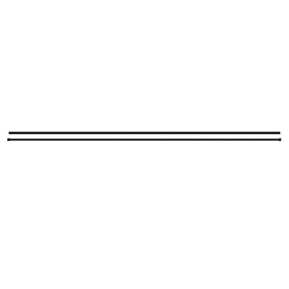 Dobbel Gardinstang GoodHome Araxosi 19 mm 200 cm mat-sort