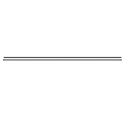 Dobbel Gardinstang GoodHome Araxosi 19 mm 240 cm med kugle, sort