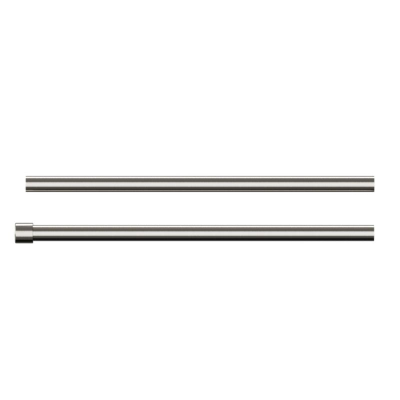 Dobbelt gardinstang GoodHome Athens II 16 mm 160 cm sølvkugle