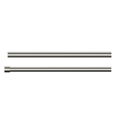 GoodHome Athens II dobbelte gardinstang 19 mm 240 cm kugle grå
